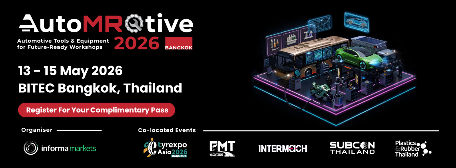 AutoMrotive 2026 Bangkok Banner